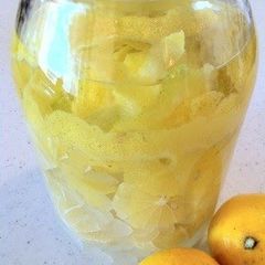A picture of Rich Refreshing Homemade Lemon Liqueur.