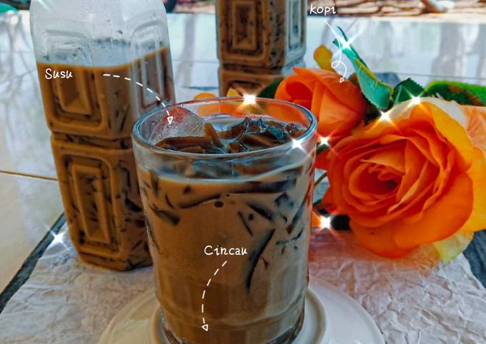 Es Cincau Kopi Susu Rempah