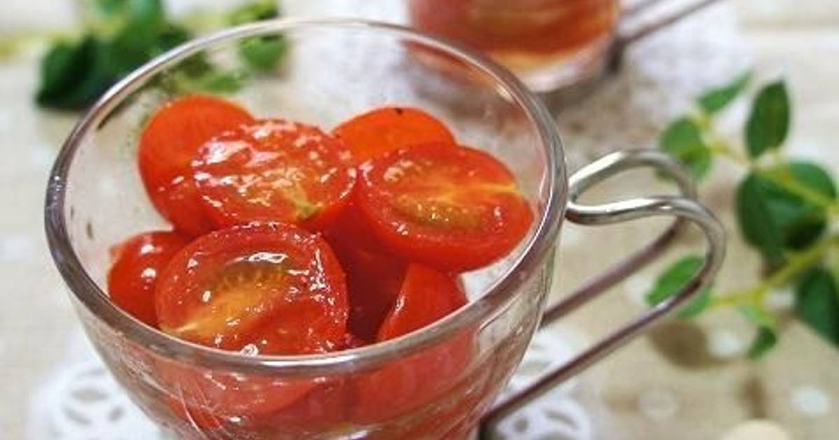 Marinated Cherry Tomatoes Recipe by cookpad.japan Cookpad