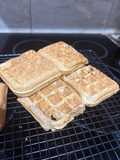 Spelt waffles for ninja waffle maker