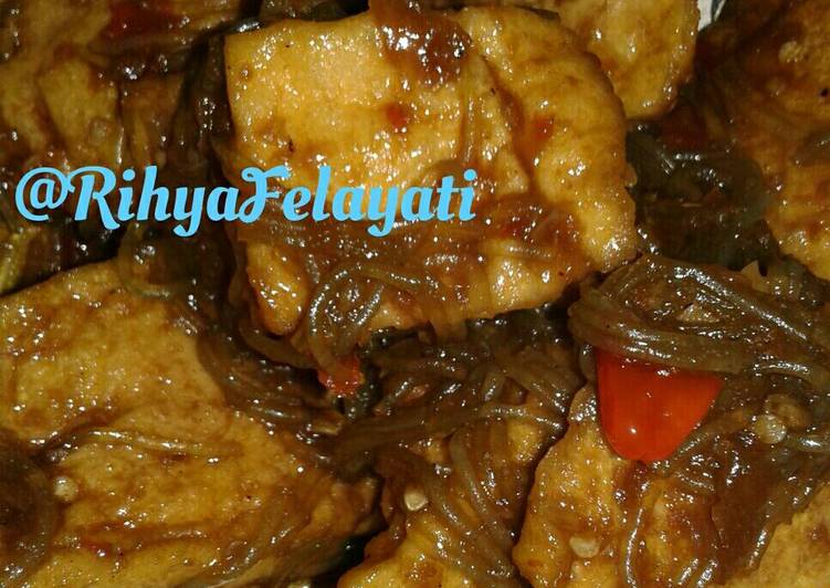 Langkah memasak Semur Tahu Mie Bihun/ Sohun, Enak