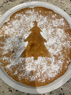Una foto de Tarta De Santiago en Navidad