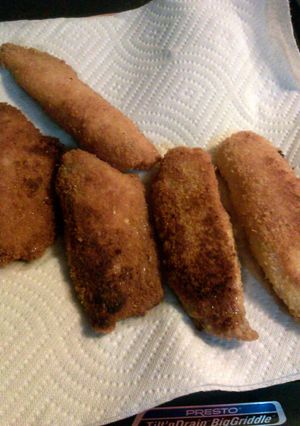 A picture of tacos de pescado (fish tacos).