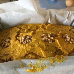 Pumpkin cake x rice flour without sugar A picture of Pumpkin cake x rice flour without sugar.