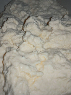 A picture of Super Easy Homemade Ricotta Cheese.