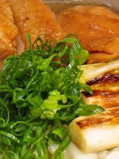 A picture of Duck-Nanban Udon Made with Chicken.