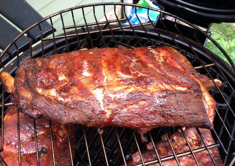 Simple Way to Make Super Quick Homemade Spiced Smoked Ribs with Orange Soda Sauce