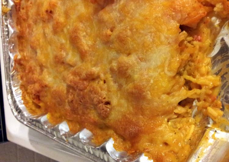 Simple Way to Prepare Speedy Mexican cheesey chicken casserole