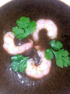 A picture of sig's Asparagus,Prawn and Mushroom Soup.