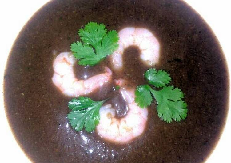Recipe of Homemade sig&#39;s Asparagus,Prawn and Mushroom Soup