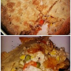 A picture of Homemade Chicken Pot Pie Healthy That You Will Love.