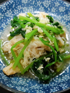 涼拌菠菜金針菇 的食譜成品照片