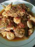 Pedak kuah udang saos tiram