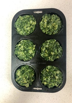Una foto de Cupcakes de espinaca