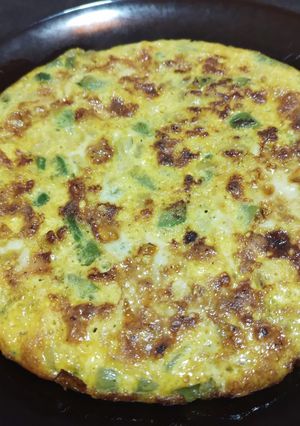 Una foto de Tortilla de zapallitos