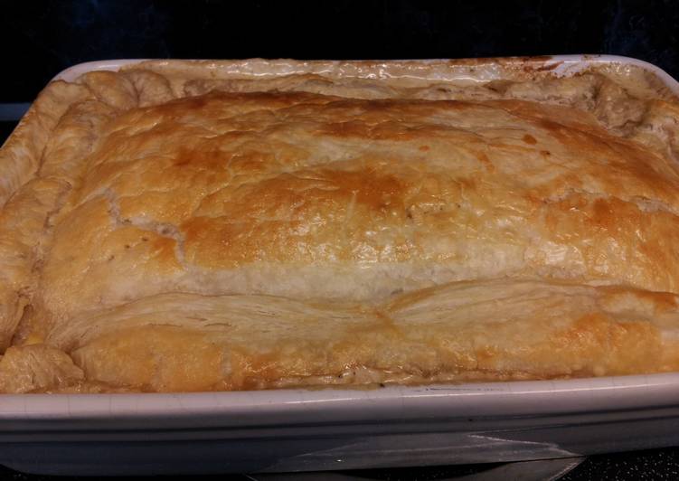 Step-by-Step Guide to Make Favorite Chicken and mushroom pie