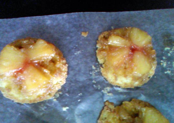 pineapple upside down individual cakes