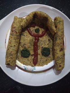 पालक पराठा (palak paratha recipe in marathi) रेसिपी चे मुख्य फोटो