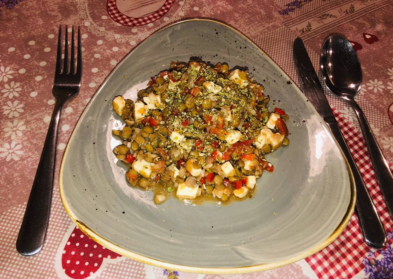 Ensalada de lentejas