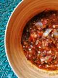 Salsa asada en freidora de aire