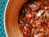 Salsa asada en freidora de aire