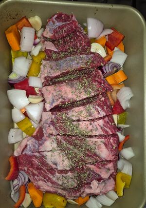 Una foto de Colita de cuadril al horno