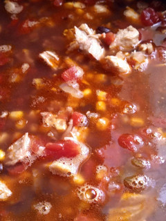 A picture of Chicken Tortilla Soup.