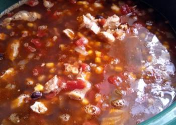 Easiest Way to Prepare Tasty Chicken Tortilla Soup