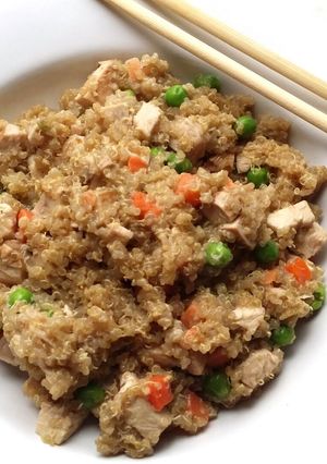 A picture of Chicken Fried Quinoa.