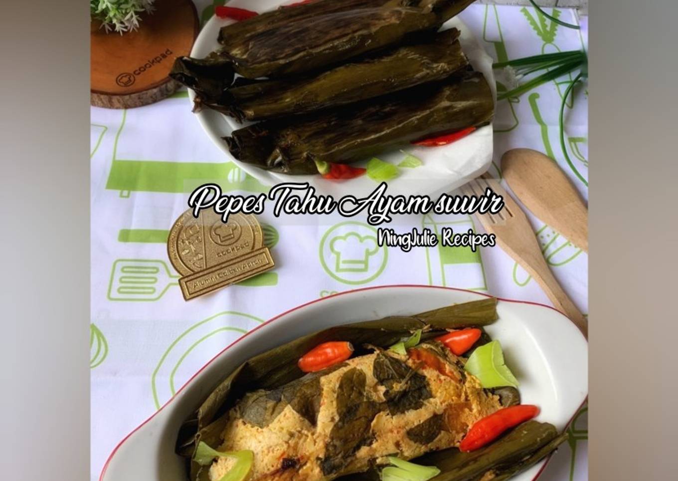 Pepes Tahu Ayam Suwir