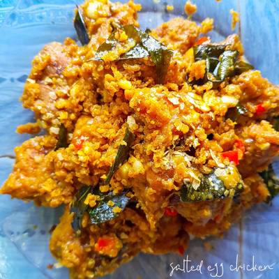 Resipi Salted Egg Chicken Munahmasak Oleh Azah Zara Cookpad