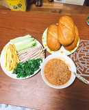 Bánh mì pate thịt bằm (không gan)