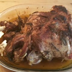 Roasted Leg of Lamb A picture of Roasted Leg of Lamb.