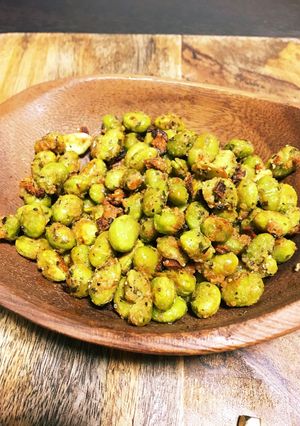 A picture of Easy Snack with Frozen Edamame.