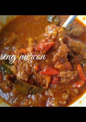 Foto resep Oseng mercon