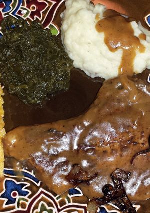 A picture of Smothered Pork Chops.