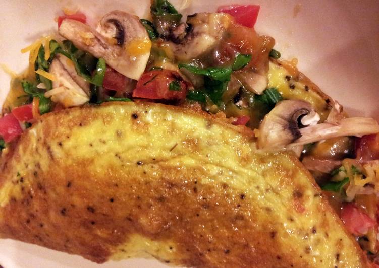 Steps to Make Tasty Vegetarian Omlette