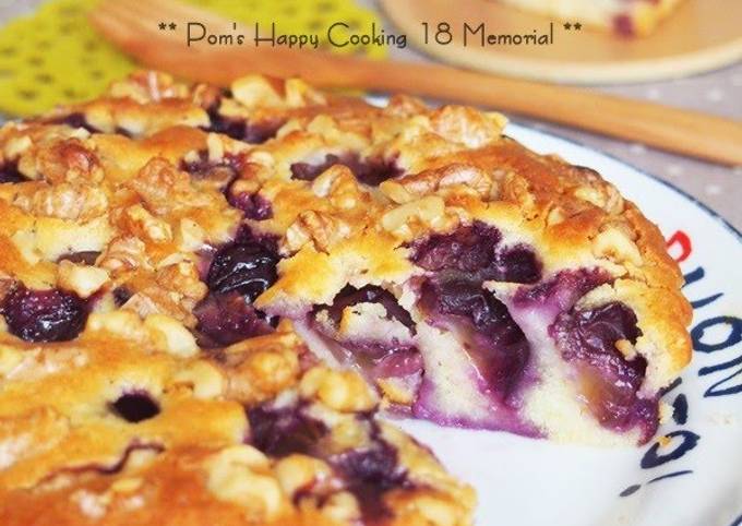 Step-by-Step Guide to Prepare Perfect Autumn Grape and Walnut Tart Cake