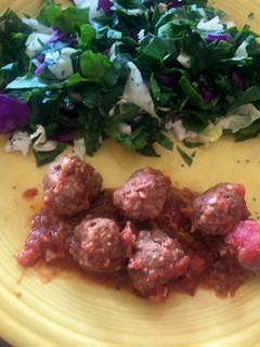 Una foto de Albóndigas de carne en salsa de tomate