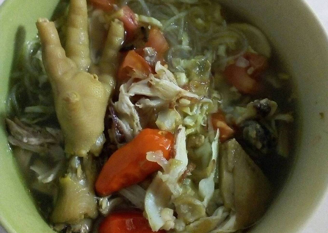 Soto Ayam Cabe Buntel