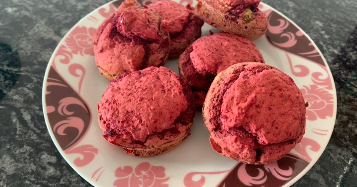 Pancitos dulces de remolacha y banana veganos, sin azúcar y sin TACC Receta  de Sol Avancini Noceti- Cookpad