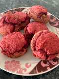 Pancitos dulces de remolacha y banana veganos, sin azúcar y sin TACC