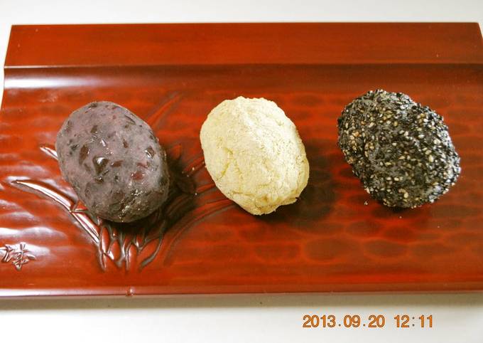 Recipe of Quick Easy Ohagi (Rice and Sweet Bean Cakes) Made in Just 10 Minutes With a Microwave