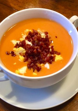 Una foto de Salmorejo