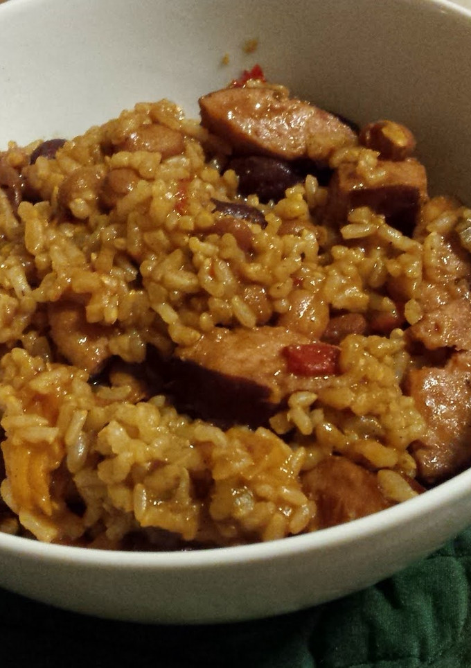 A picture of Red Beans and Rice.