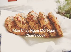 Hình của món Chả đậu hũ chiên chay.