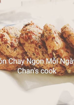 Hình của món Chả đậu hũ chiên chay.