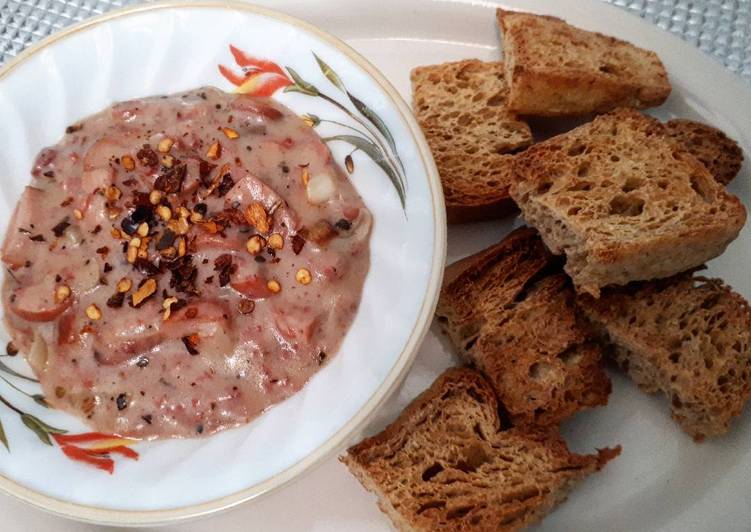 Resep Keto Cream Soup &amp; Crouton 🥐 Yang Menggugah Selera