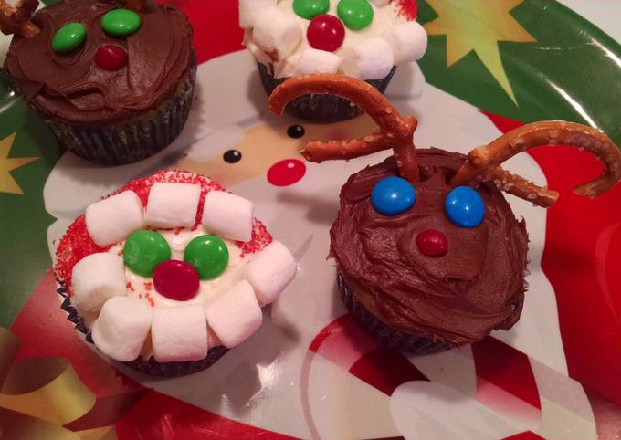 Christmas cupcakes