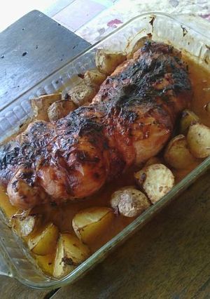 Una foto de Galantina de pollo sabor a pizza